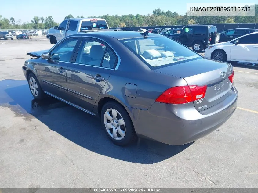 KNAGE228895310733 2009 Kia Optima Lx