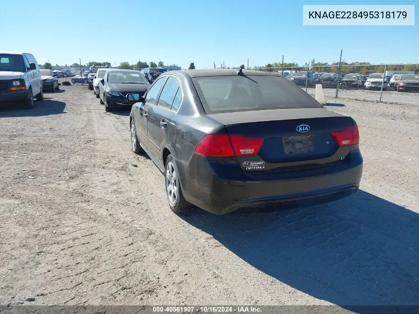 KNAGE228495318179 2009 Kia Optima Lx