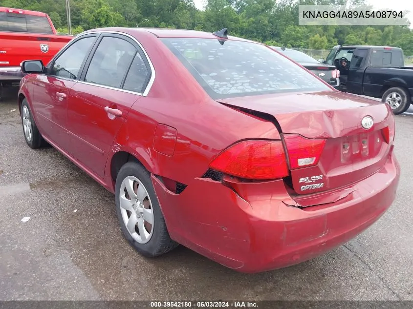 KNAGG4A89A5408794 2010 Kia Optima Lx