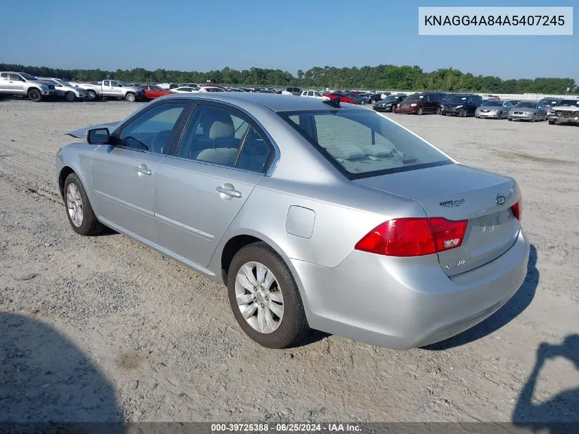 KNAGG4A84A5407245 2010 Kia Optima Lx