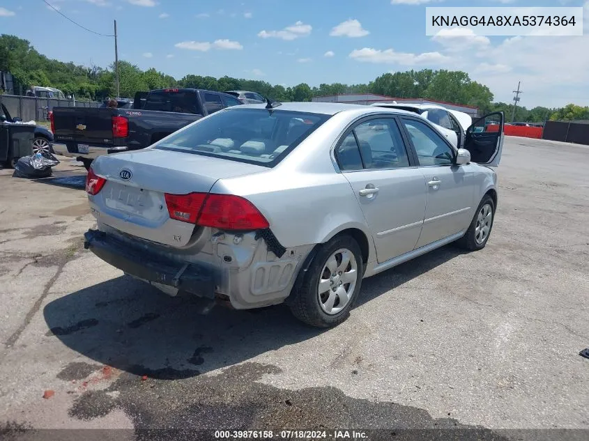 KNAGG4A8XA5374364 2010 Kia Optima Lx