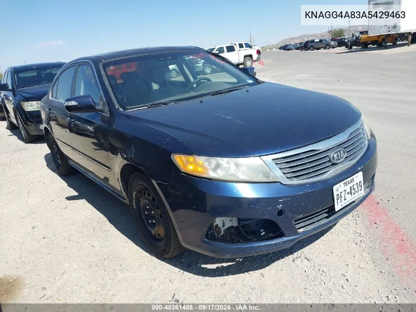 KNAGG4A83A5429463 2010 Kia Optima Lx