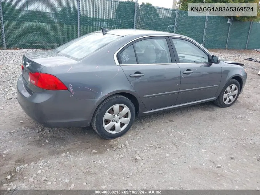 KNAGG4A83A5369524 2010 Kia Optima Lx