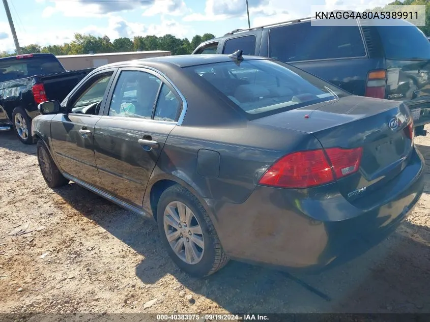 KNAGG4A80A5389911 2010 Kia Optima Lx