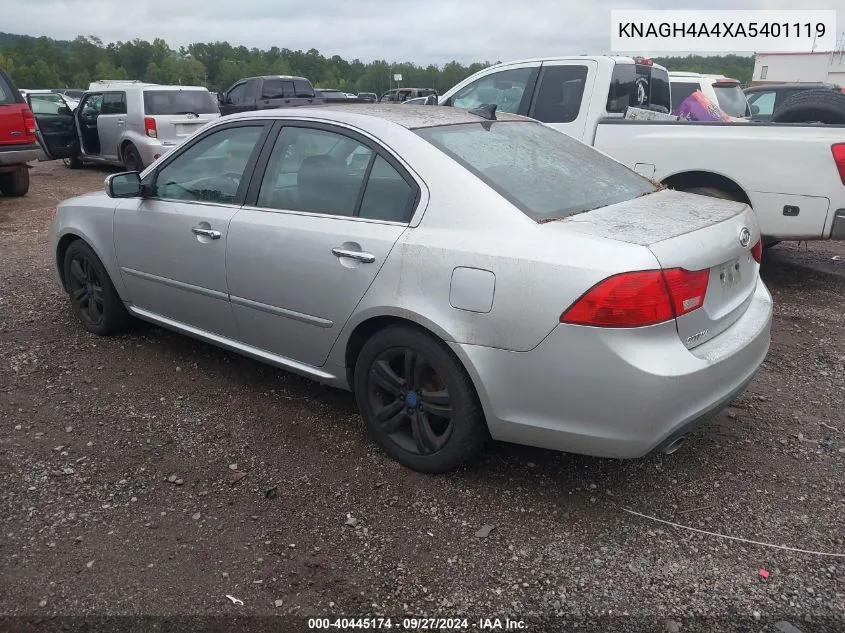 KNAGH4A4XA5401119 2010 Kia Optima Sx V6