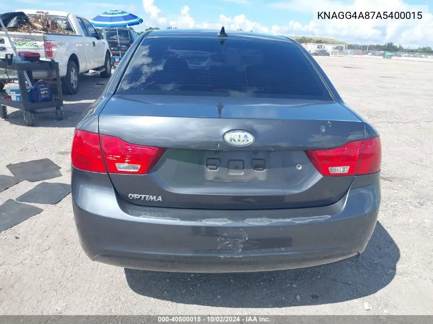 KNAGG4A87A5400015 2010 Kia Optima Lx