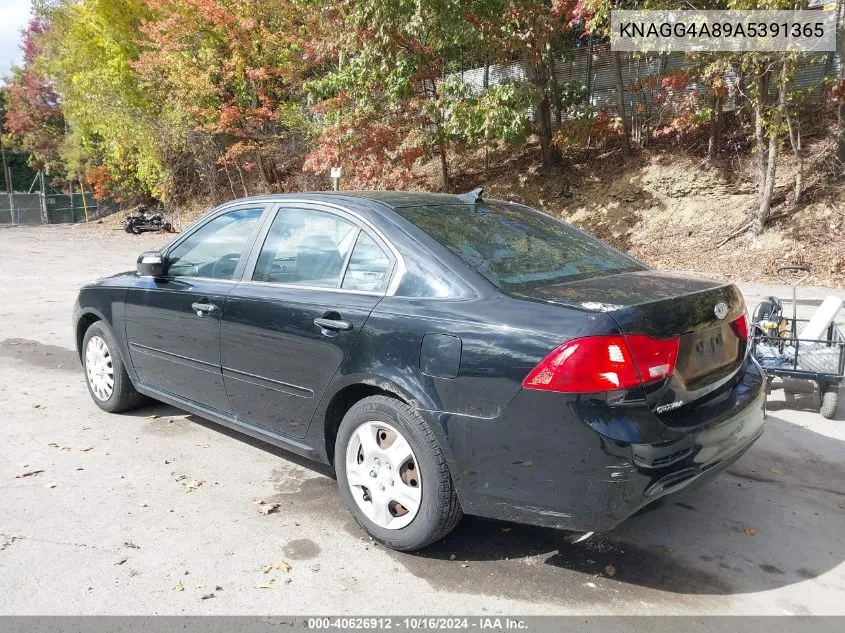 2010 Kia Optima Lx VIN: KNAGG4A89A5391365 Lot: 40626912