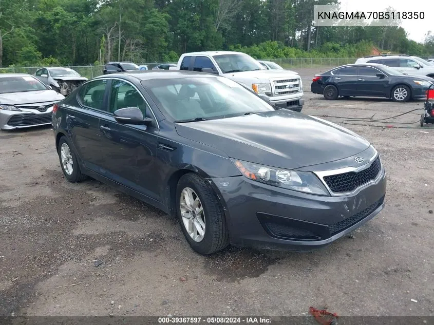 KNAGM4A70B5118350 2011 Kia Optima Lx