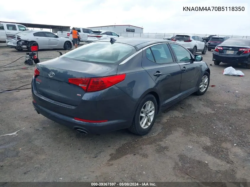 KNAGM4A70B5118350 2011 Kia Optima Lx