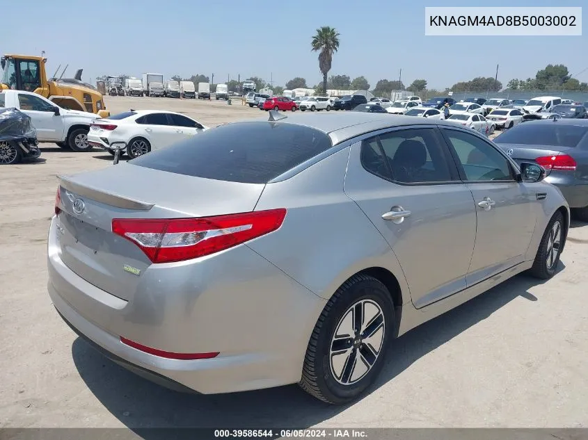 KNAGM4AD8B5003002 2011 Kia Optima Hybrid Ex