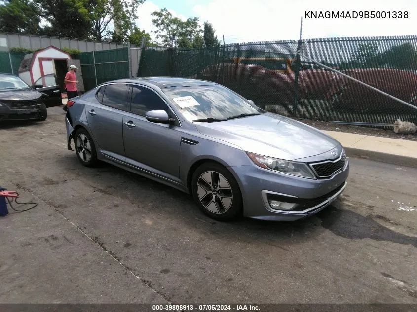 2011 Kia Optima Hybrid Ex VIN: KNAGM4AD9B5001338 Lot: 39808913