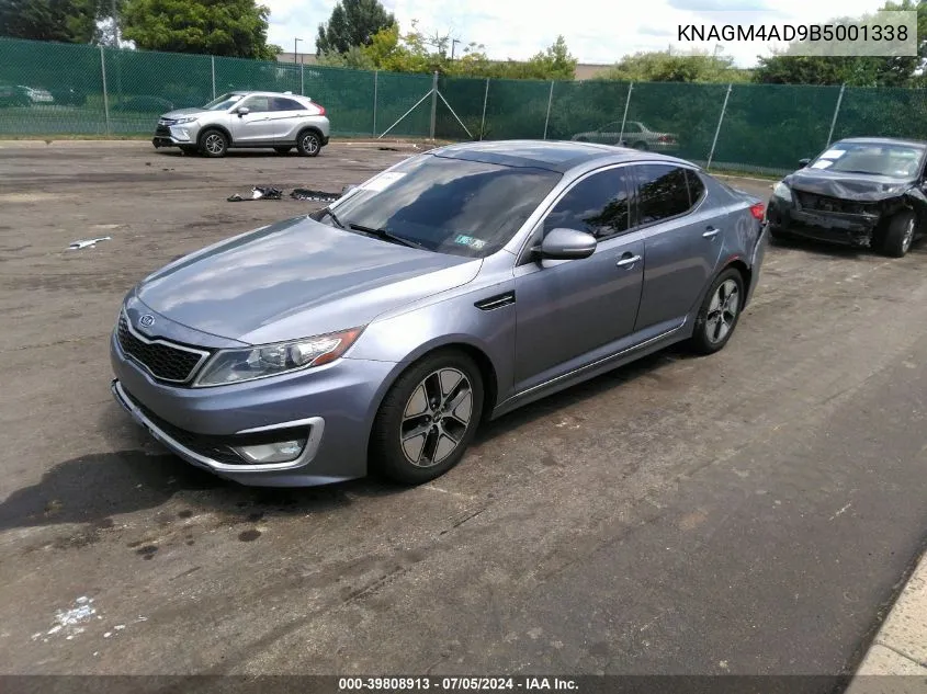 2011 Kia Optima Hybrid Ex VIN: KNAGM4AD9B5001338 Lot: 39808913