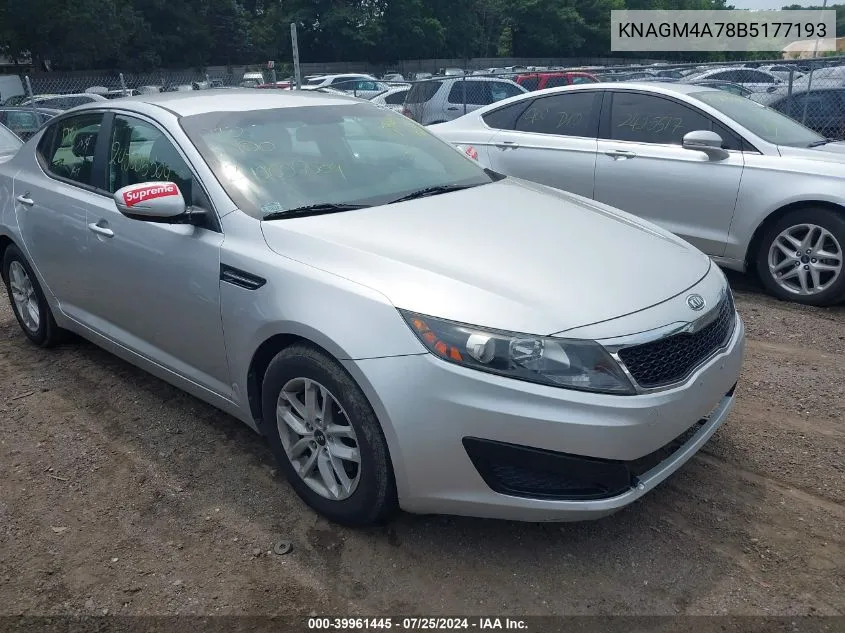 KNAGM4A78B5177193 2011 Kia Optima Lx