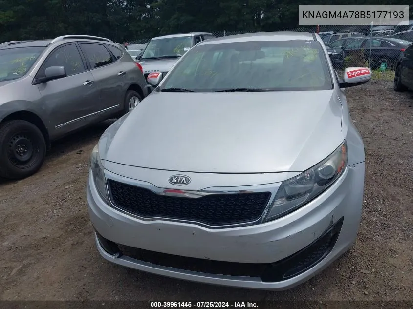 KNAGM4A78B5177193 2011 Kia Optima Lx