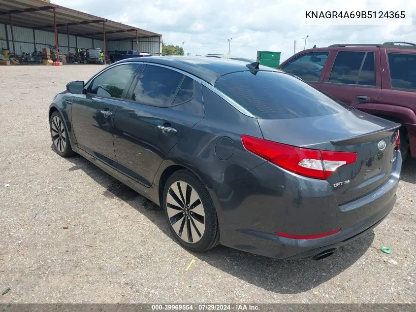 2011 Kia Optima Sx VIN: KNAGR4A69B5124365 Lot: 39969554