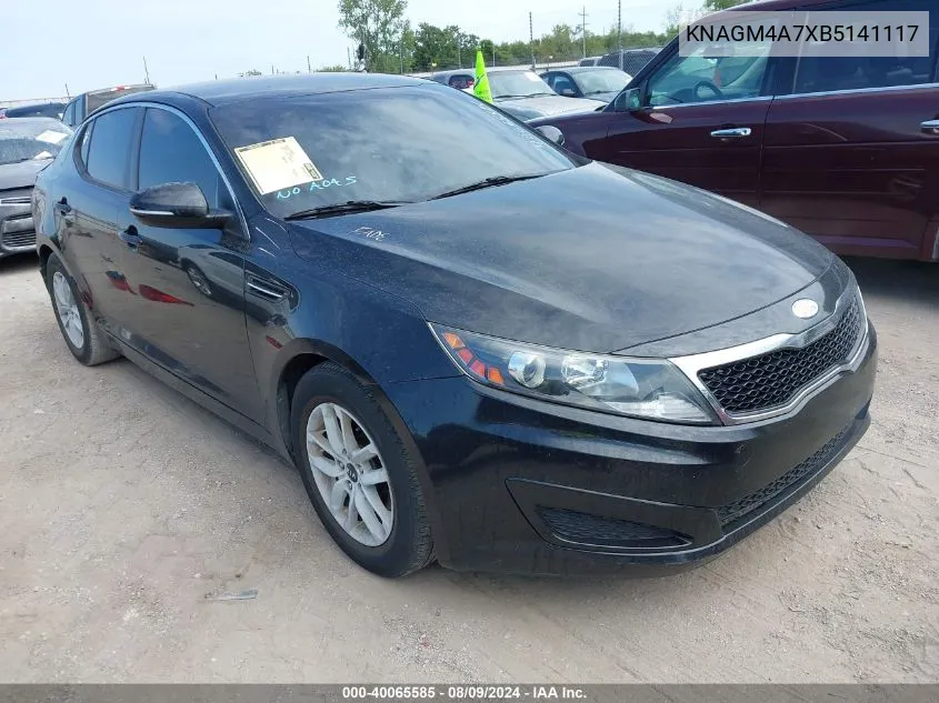 2011 Kia Optima Lx VIN: KNAGM4A7XB5141117 Lot: 40065585