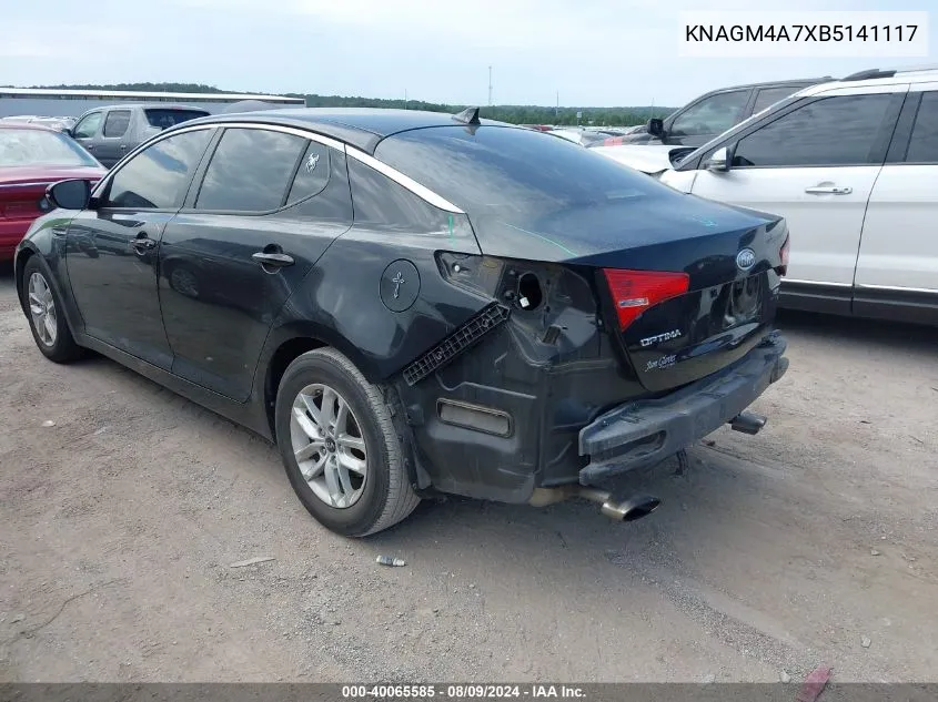 KNAGM4A7XB5141117 2011 Kia Optima Lx