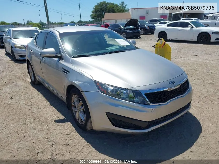 2011 Kia Optima Lx VIN: KNAGM4A78B5079796 Lot: 40090997