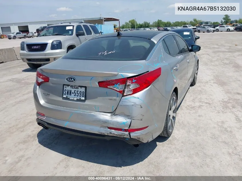 2011 Kia Optima Sx VIN: KNAGR4A67B5132030 Lot: 40096431