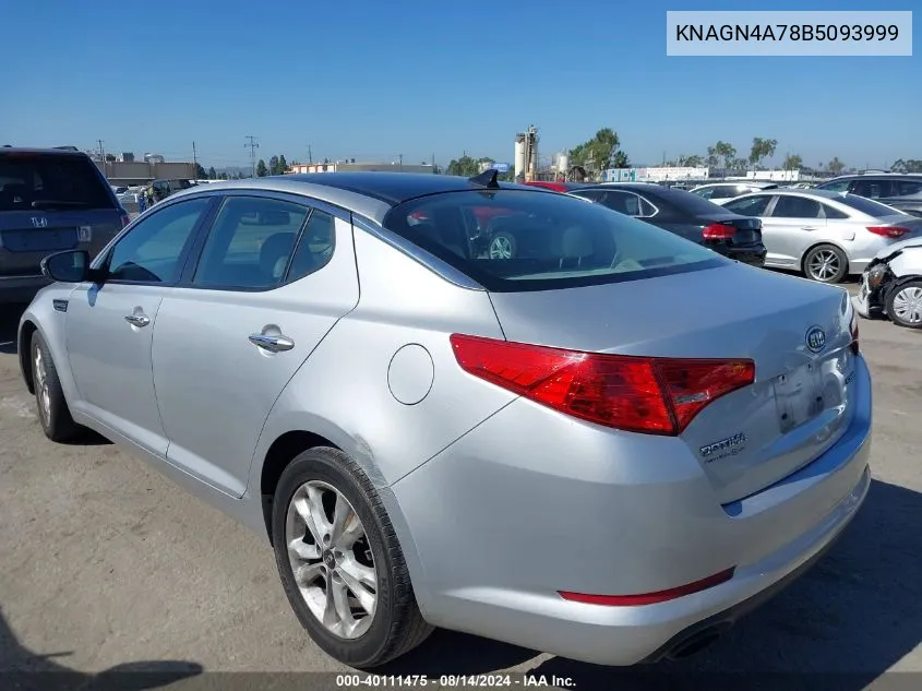 KNAGN4A78B5093999 2011 Kia Optima Ex