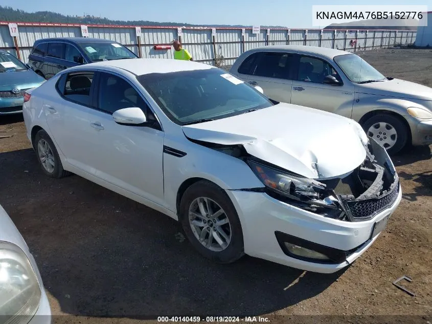 KNAGM4A76B5152776 2011 Kia Optima Lx