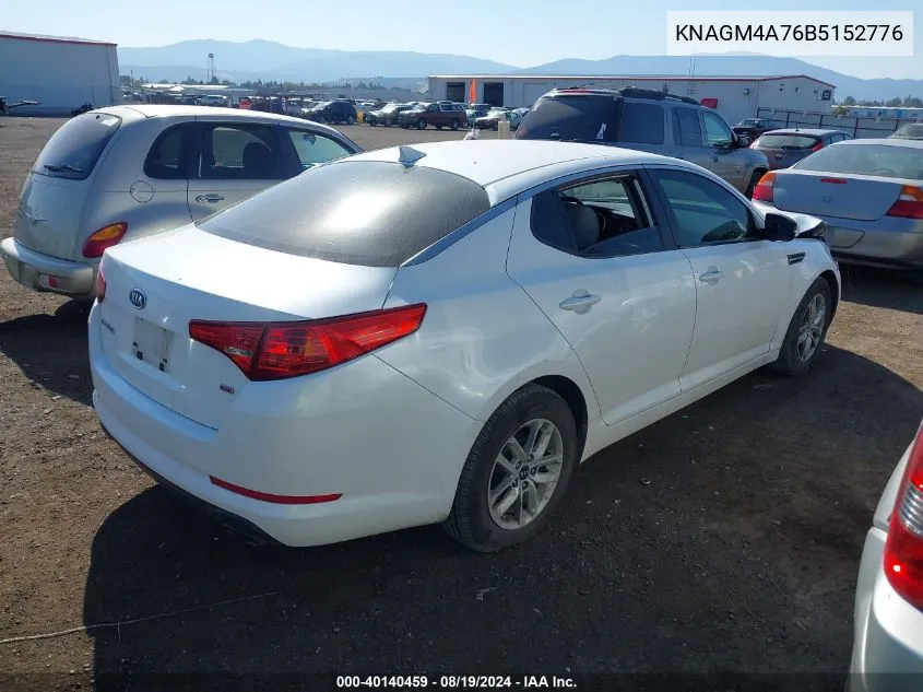 KNAGM4A76B5152776 2011 Kia Optima Lx