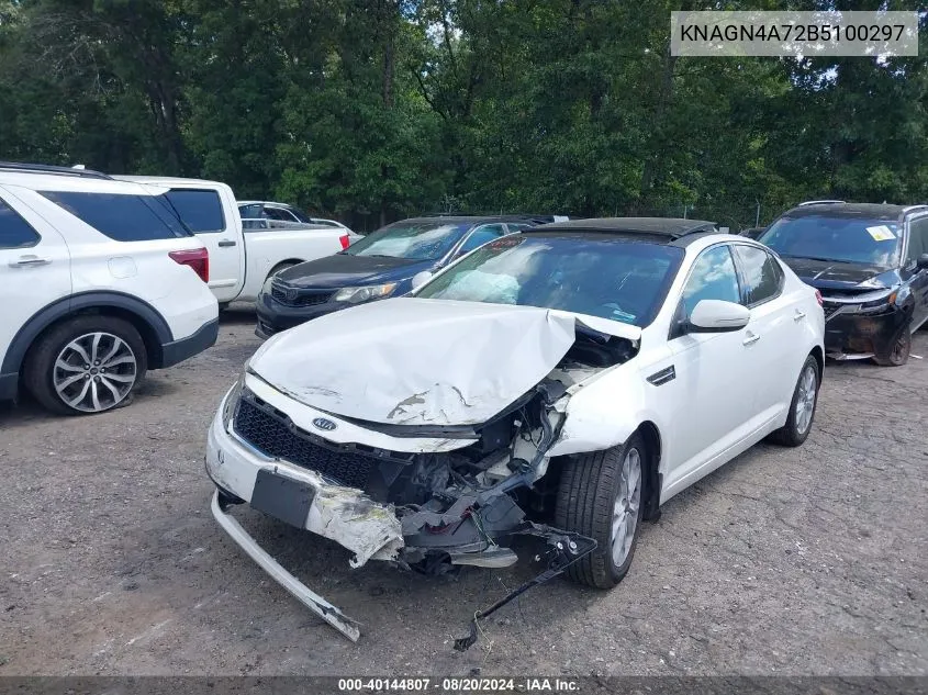 KNAGN4A72B5100297 2011 Kia Optima Ex