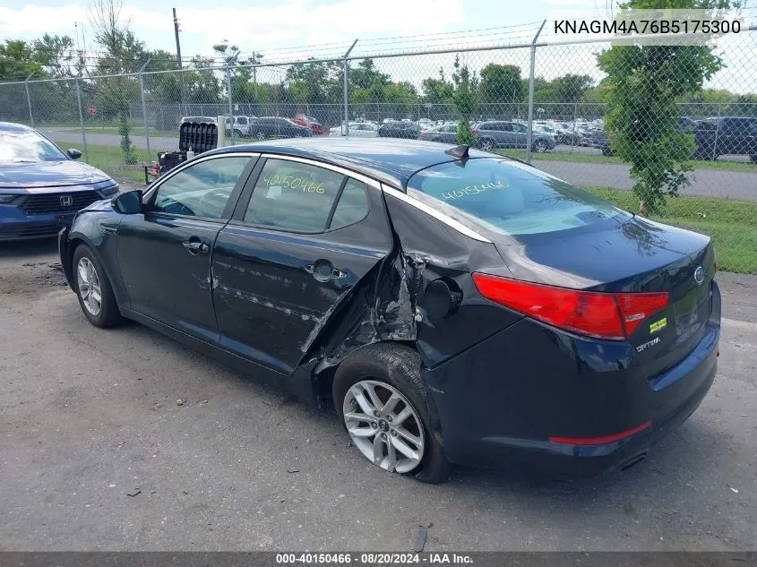 KNAGM4A76B5175300 2011 Kia Optima Lx