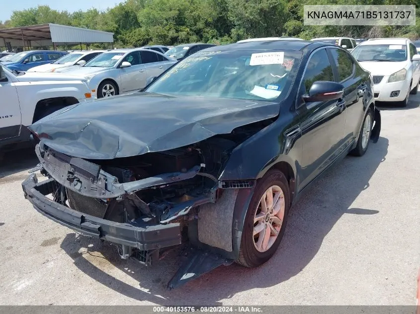 2011 Kia Optima Lx VIN: KNAGM4A71B5131737 Lot: 40153576