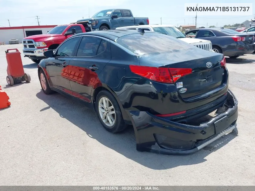 2011 Kia Optima Lx VIN: KNAGM4A71B5131737 Lot: 40153576