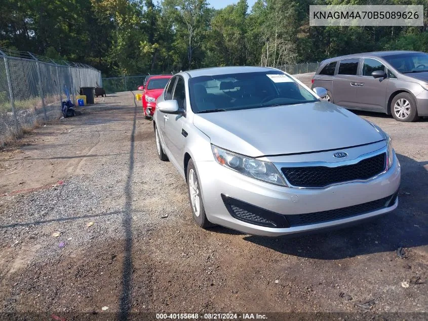 2011 Kia Optima Lx VIN: KNAGM4A70B5089626 Lot: 40155648