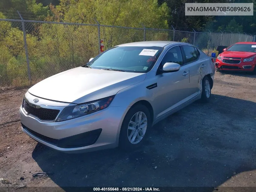 KNAGM4A70B5089626 2011 Kia Optima Lx