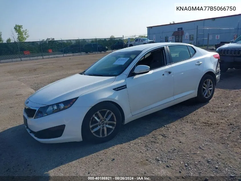 KNAGM4A77B5066750 2011 Kia Optima Lx