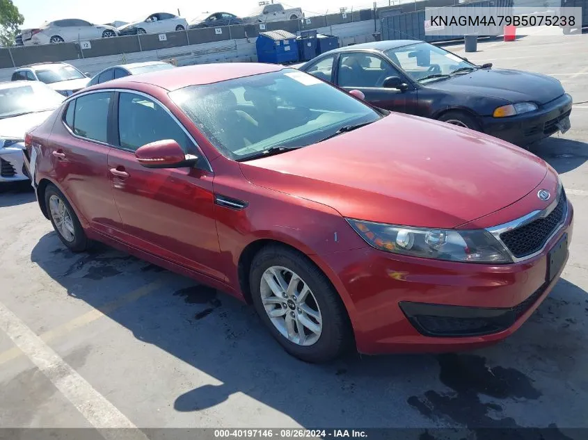 2011 Kia Optima Lx VIN: KNAGM4A79B5075238 Lot: 40197146