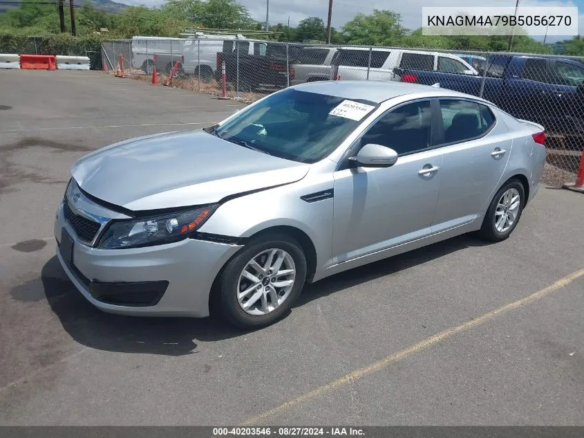 2011 Kia Optima Lx VIN: KNAGM4A79B5056270 Lot: 40203546