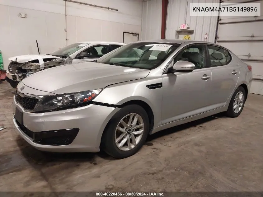 KNAGM4A71B5149896 2011 Kia Optima Lx