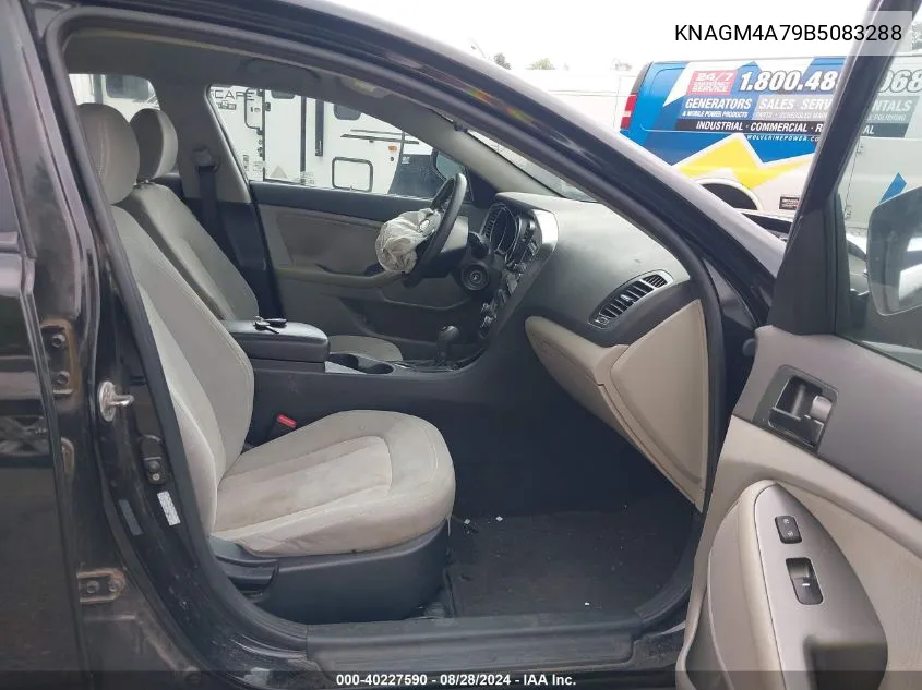 KNAGM4A79B5083288 2011 Kia Optima Lx