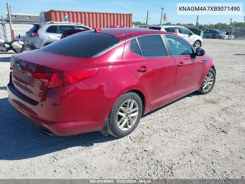 KNAGM4A7XB5071490 2011 Kia Optima Lx