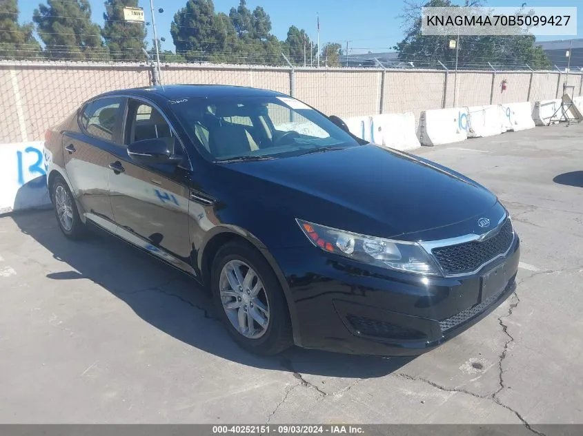 2011 Kia Optima Lx VIN: KNAGM4A70B5099427 Lot: 40252151