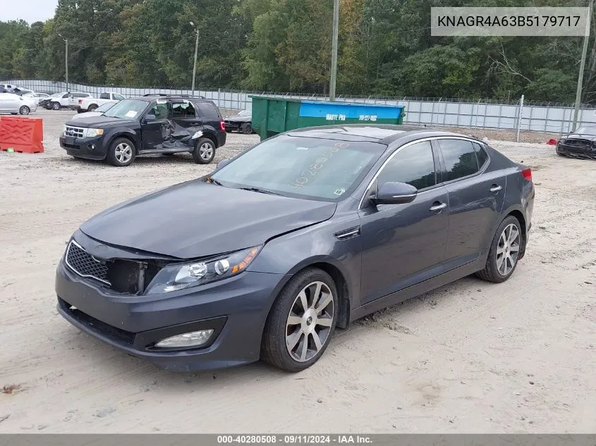 KNAGR4A63B5179717 2011 Kia Optima Sx