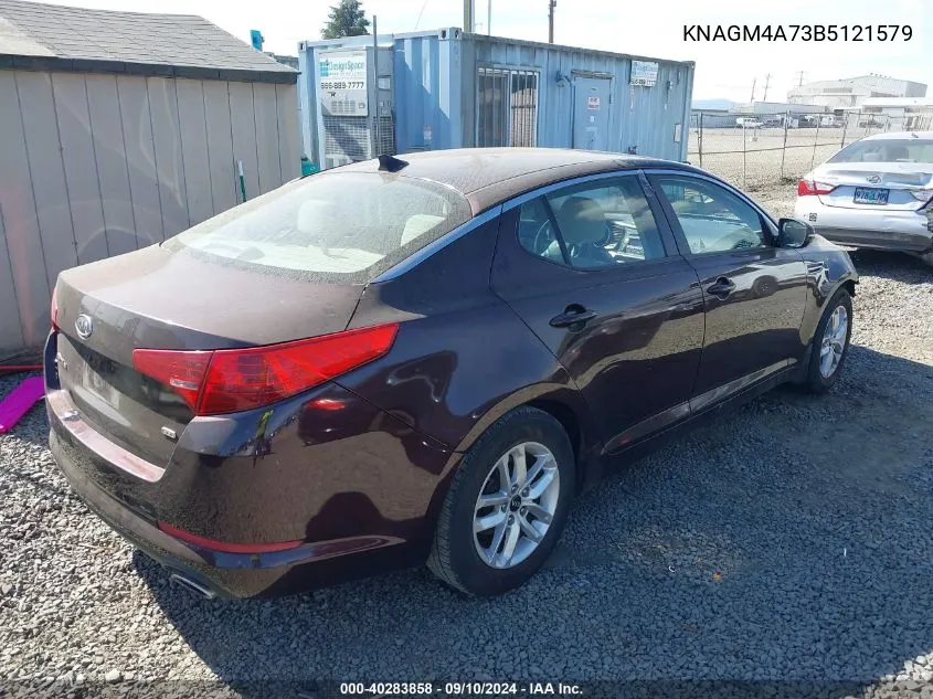 KNAGM4A73B5121579 2011 Kia Optima Lx