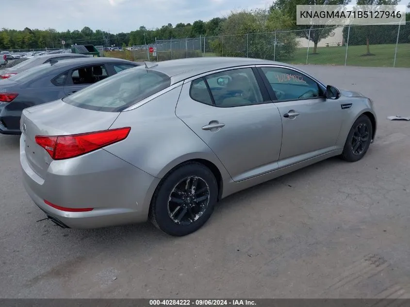 2011 Kia Optima Lx VIN: KNAGM4A71B5127946 Lot: 40284222