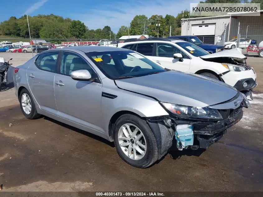 KNAGM4A72B5078062 2011 Kia Optima Lx