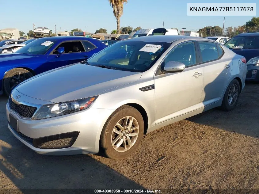 KNAGM4A77B5117678 2011 Kia Optima Lx