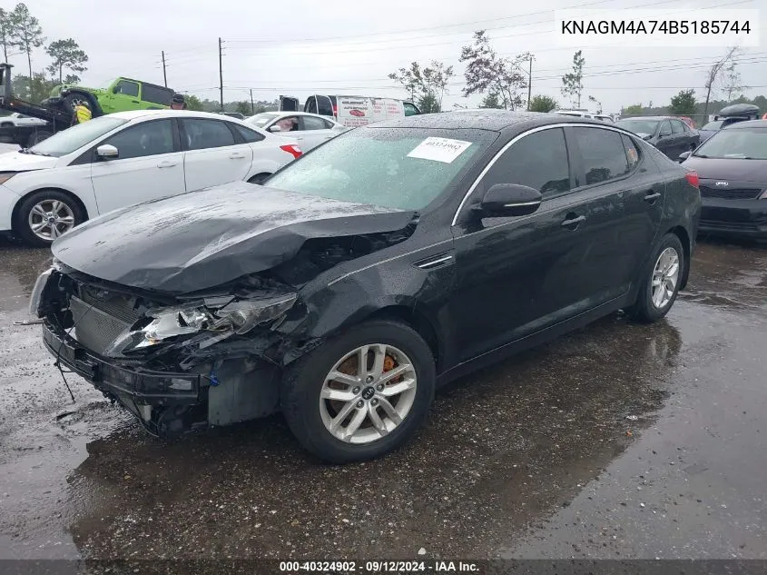 KNAGM4A74B5185744 2011 Kia Optima Lx