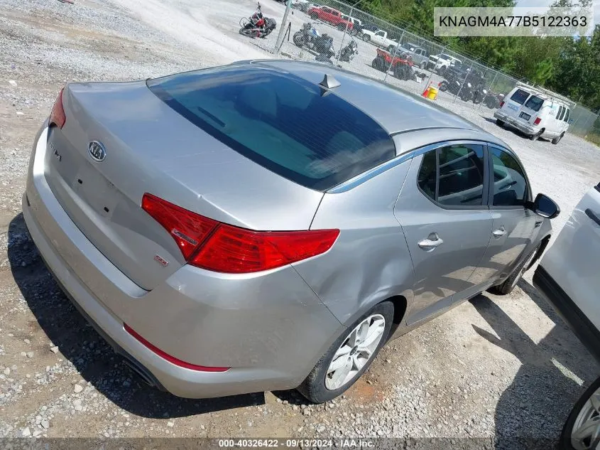 2011 Kia Optima Lx VIN: KNAGM4A77B5122363 Lot: 40326422