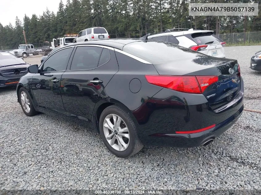 2011 Kia Optima Ex VIN: KNAGN4A79B5057139 Lot: 40338708