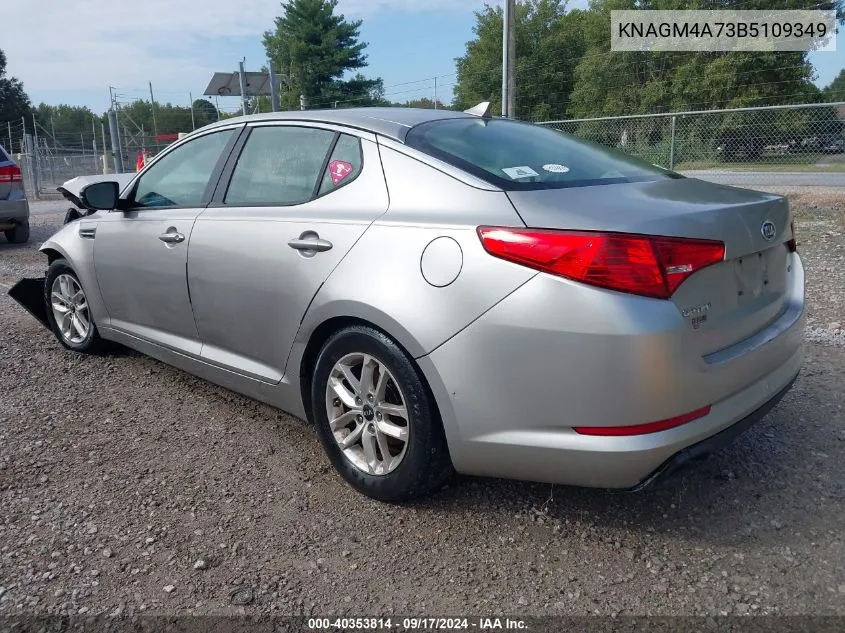 2011 Kia Optima Lx VIN: KNAGM4A73B5109349 Lot: 40353814