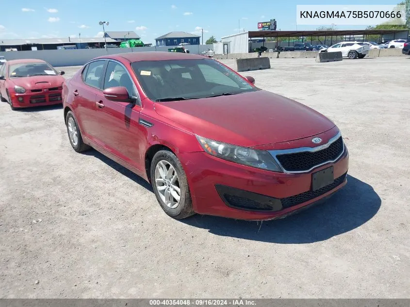 2011 Kia Optima Lx VIN: KNAGM4A75B5070666 Lot: 40354048