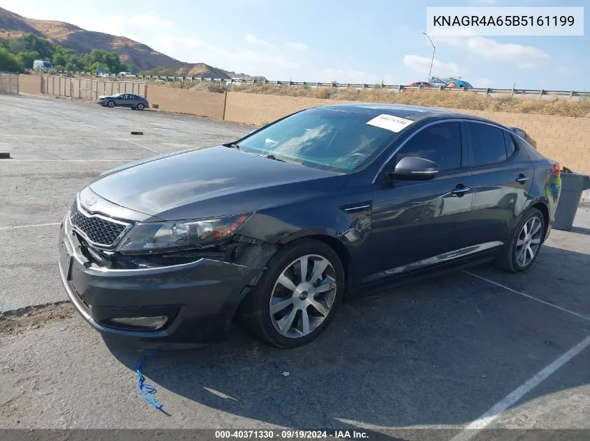 2011 Kia Optima Sx VIN: KNAGR4A65B5161199 Lot: 40371330